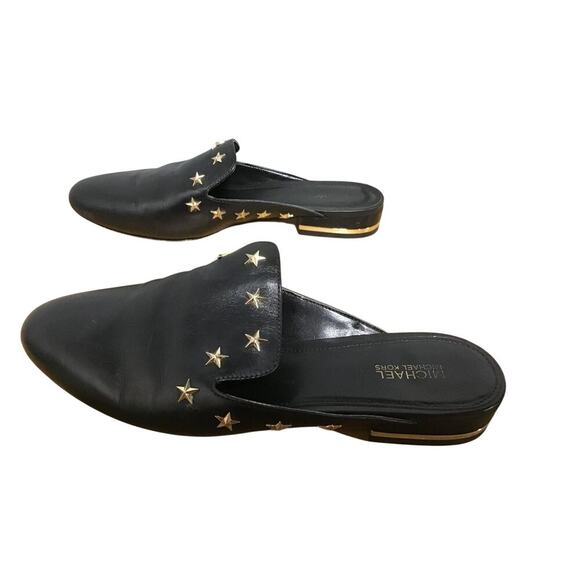 Michael Kors Star Studded Black Mules Size 7.5 - Picture 8 of 8